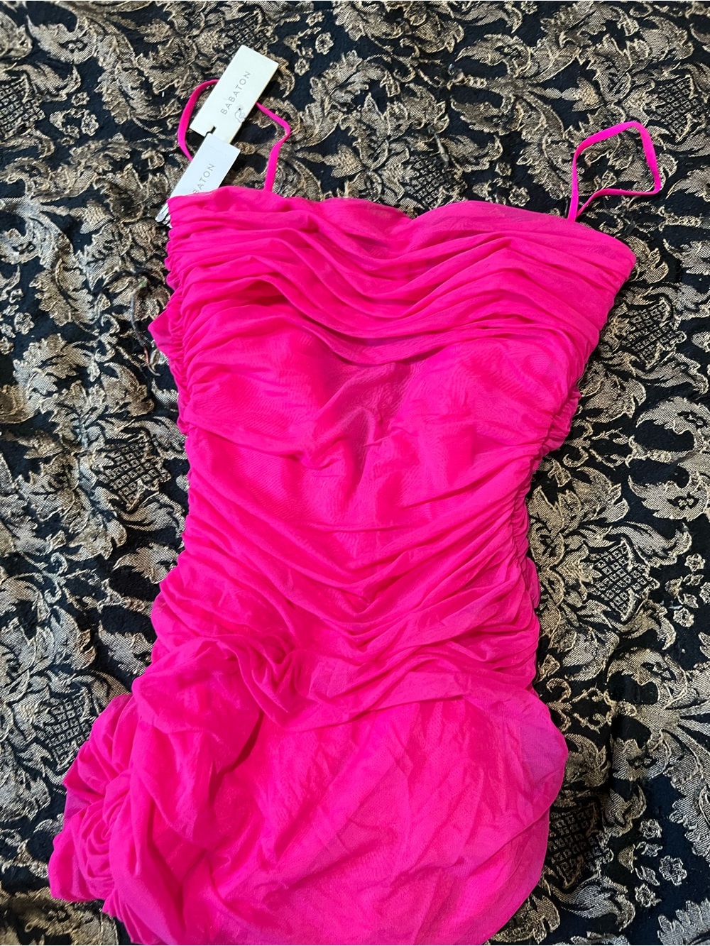 Aritzia Babaton Luxor Dresses - Pink and Leopard Mini Dresses